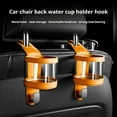 thumbnail image 3 of Car Seat Back Water Cup Holder with Hanger Hook Strong Load-bearing Simple Installation Multifunctional Hook Cup Holder, 3 of 8