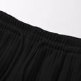 thumbnail image 5 of Cmfcve Men's Casual Textured Knit Elastic Waist Drawstring Shorts Lightweight Breathable Summer Shorts with Side Pockets, 5 of 7