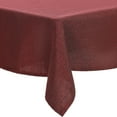 thumbnail image 4 of REGALWOVEN 1 Pack Rectangle Tablecloth, Cotton Linen Spillproof Table Cover for Kitchen Dining, Holiday Red 140x200cm, 4 of 5
