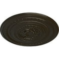 thumbnail image 3 of Ekena Millwork 26 1/4"OD x 1 1/2"P Pearl Ceiling Medallion (Fits Canopies up to 1 7/8"), Hand-Painted Stone Hearth, 3 of 5