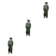 thumbnail image 1 of Naiovety Traje de apicultura fácil de usar, equipo ligero y esencial, chaqueta ventilada duradera para apicultor, camuflaje verde XXL Type1 NO1, 1 of 6