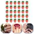 thumbnail image 3 of 30 unids Nail Art Charms Fruits de fresa Rebanadas de uñas Mujeres DIY Nail Art Supplies, 3 of 5