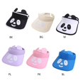 thumbnail image 3 of Gorro de bebé con diseño de panda de dibujos animados, gorro de verano de ala grande para niños, gafas de sol para bebé, gorros, 3 of 5