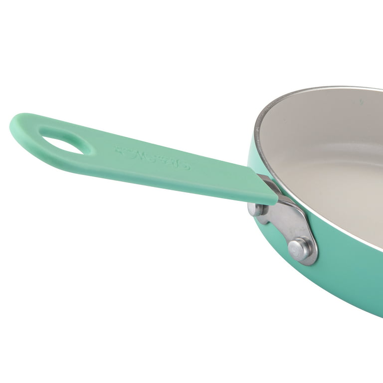 The Pioneer Woman 12-Inch Ceramic Fry Pan, Ombre Teal