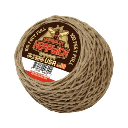 Humboldt Hemp Wick 100 Ft Bee Hemp Line Lighter Hempwick