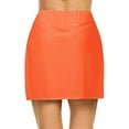 thumbnail image 4 of Falda deportiva informal de tenis para mujer: falda pantalón deportiva de 2 capas con cintura elástica y forro de pantalón corto, poliéster ligero, tallas S-XXL, 4 of 6