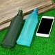 thumbnail image 4 of Yuarrent Botella de agua recargable, plegable, Flexible, bolsa lavable, actividad exterior, correr, acampar, viajar, ciclismo, botellas Ropa Deportiva, Zapatos Verde 500ml Yuarrent OD022329-02, 4 of 6