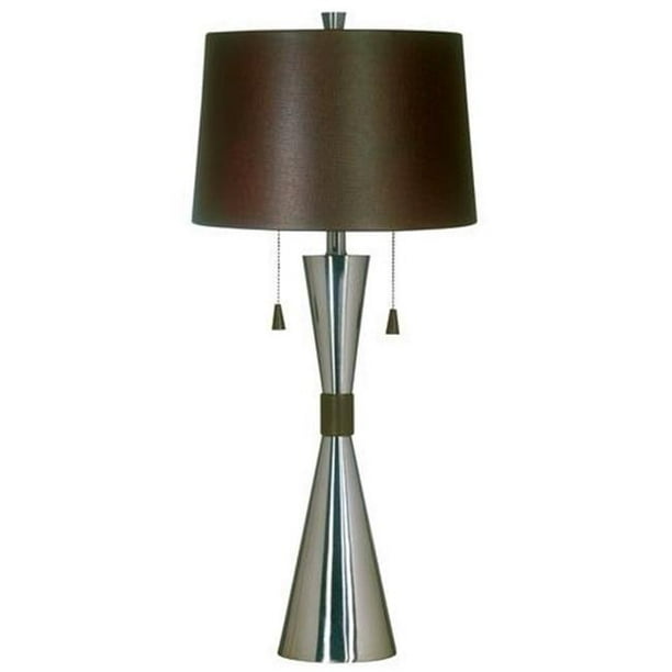 Kenroy Home 02371 Lampe de Table en Acier Brossé Finition
