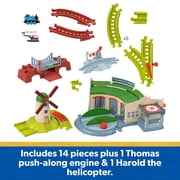 Thomas & Friends Exploring Tidmouth Sheds Train Set by Fisher-Price, With Engine & Helicopter