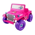 thumbnail image 1 of Montable eléctrico Power Wheels Barbie Jeep Wrangler 6 volts rosa, 1 of 4