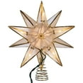 thumbnail image 2 of Kurt Adler 10-Light 15-Point Star Capiz Treetop, 2 of 7