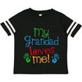 thumbnail image 3 of Inktastic My Grandad Loves Me Boys or Girls Toddler T-Shirt, 3 of 5