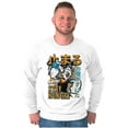 thumbnail image 5 of Popeye Stay Hungry Asian Inspired Men's Long Sleeve Tee T Shirt Brisco Brands M, 5 of 6