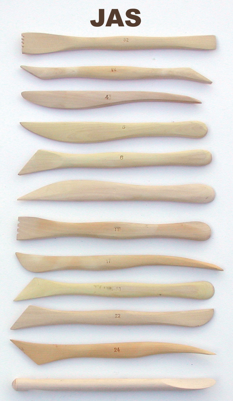 Kemper Tools - Imported Boxwood Modeling Tools - 12-Tool Set