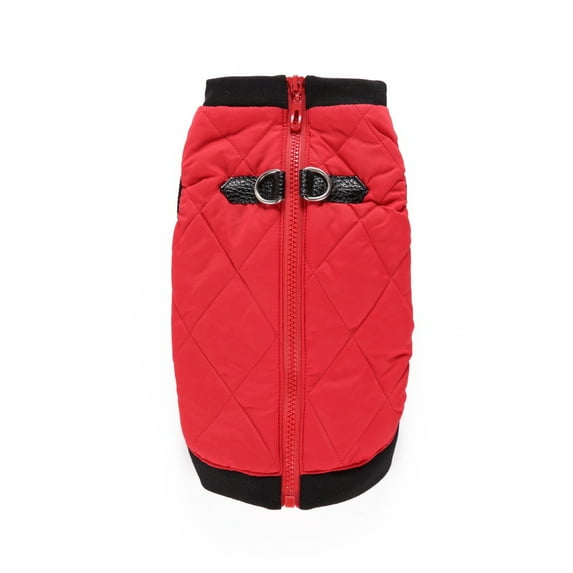 Dog Puppy Vest Coat, Fashion Casual Solid Color Zipper Design Soft Skin-friendly Cozy Fabric Winter Warm Windproof Jacket Pet Clothes Costume for Small Medium Large Dog Outdoor Daily Wear