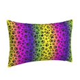 thumbnail image 2 of Bixox Animal Paw Rainbow Printed Pillow Protector,Super Soft Ideal for Home,Guests,Rentals - 16"x24", 2 of 8