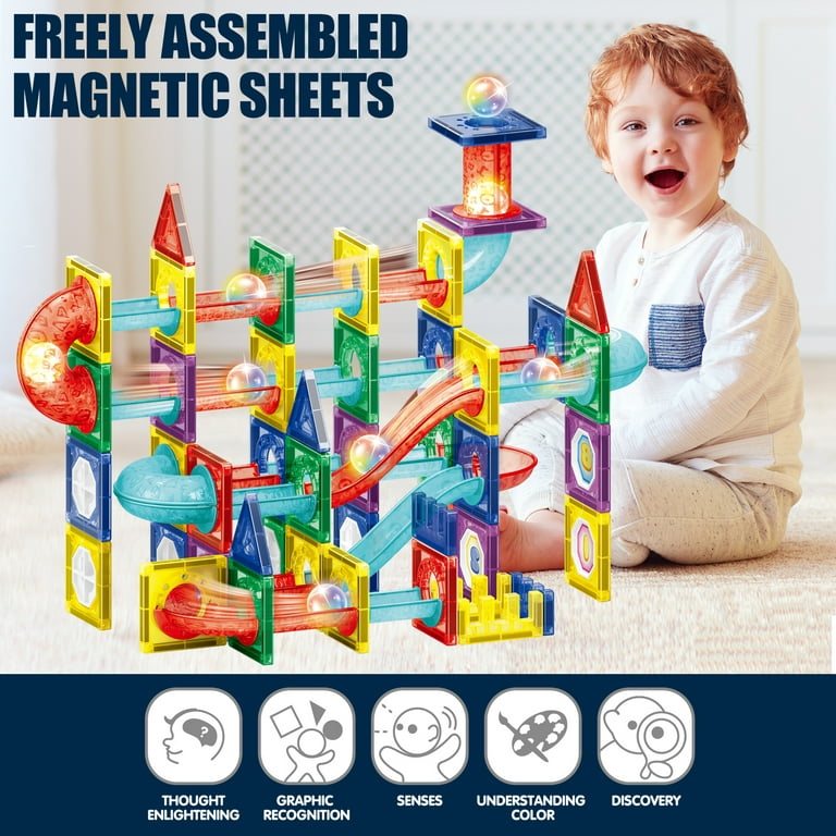 Connetix Tiles - Magnetic Tiles Building Base Plate 2 Pack - Premium STEM  Approved Educational Toy for Kids & Toddlers - Super Strength Constructive