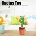 thumbnail image 3 of Juguete de peluche de cactusLindo juguete electrónico de cactus bailando y cantandoupport Sailing Electrónica, 3 of 5
