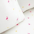 thumbnail image 3 of Safdie & Co. Literie Ultra Doux Ensemble de Draps Imprimés 3PC Lit Simple Flamant, 3 of 3
