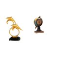 thumbnail image 1 of Figura de delfín,Colección de adornos de escritorio con figuras de delfines,Figura de escritorio,Reloj de mesa con forma de globo terráqueo para decoración de oficina y hogar,Reloj de, 1 of 8
