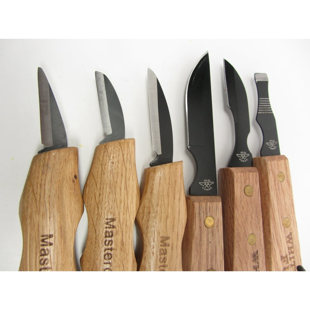 Mastercarver 3pc Chip Carving Knives & Old Whittlin Fun