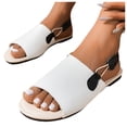 thumbnail image 2 of MKLEKYY Sandalias Cómodas de Verano para Mujer, Con Cabeza Redonda, Una Palabra, Colocación de Color, Suela Gruesa, Moda, Conjunto de Pie, Sandalias Romanas de Talla Grande, 2 of 4