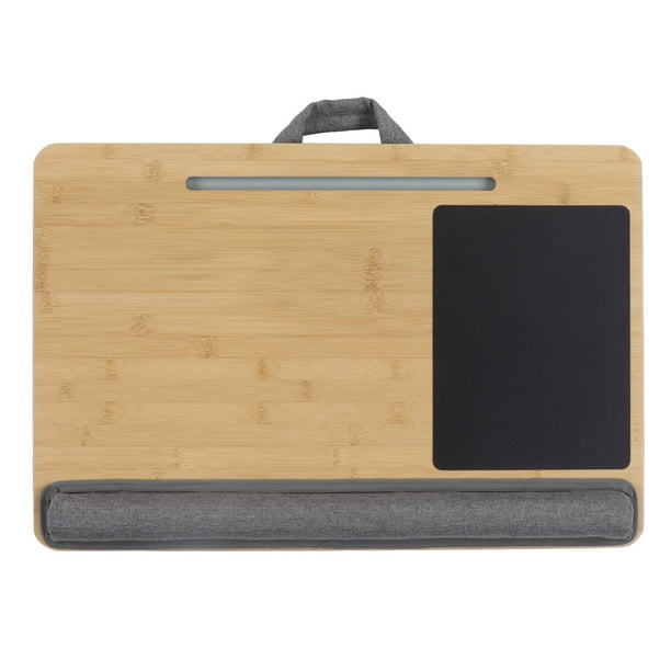 Escritorio ergonómico para portátil, ligero y con ángulo ajustable, con cojín para sofá cama para adultos y niños.