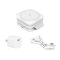 thumbnail image 3 of onn 3-in-1 Wireless Charging pad– Foldable Design with Wall Adapter & Cable, White – Compatible with iPhone 17/16/15/14/13/12, Apple Watch, AirPods and other Qi enabled devices, 3 of 13