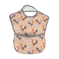 thumbnail image 2 of Kdxio Roosters In Floral Bibs For Babies, Baby Bibs for Eating, Toddler Bibs, Waterproof Bibs, Feeding Bibs, for Toddlers, Boys, Girls, 2 of 8