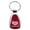Burgundy, variant on Jeep Gladiator Teardrop Key Chain (Pink)