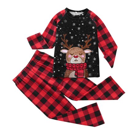 

Family Matching Outfits Christmas Baby Long Sleeve Cute Deer Head Hoodie Jumpsuit Soft Zipper Romper Sleepwear Xmas Holiday Pajamas Matching Outfits Set