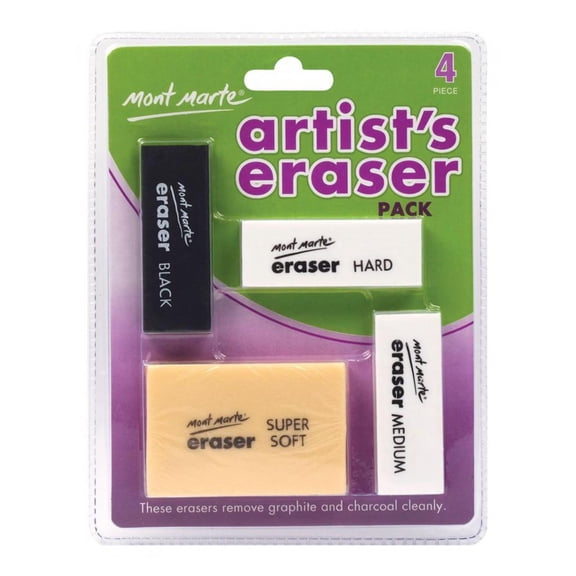 Artist's Eraser Pack (4pc)