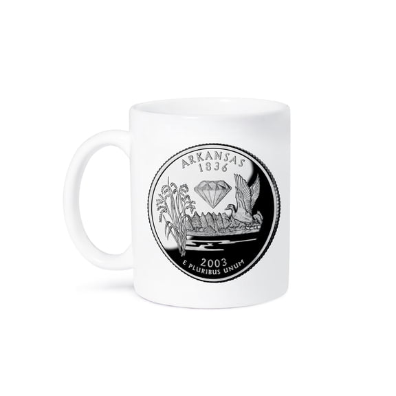 State Quarter Of Arkansas, 11oz Mug
