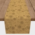 thumbnail image 3 of Creative Products Gold Sunflower Icons 16 x 90 Cotton Twill Table Runner, 3 of 3