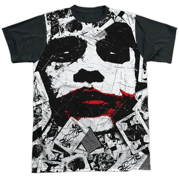 Batman Men's  Joke Doe Sublimation T-shirt White