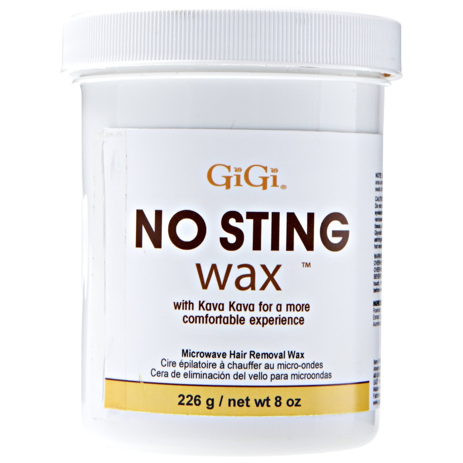 Gigi Wax 0347 0347 No Sting Microwaveable Wax, 8oz