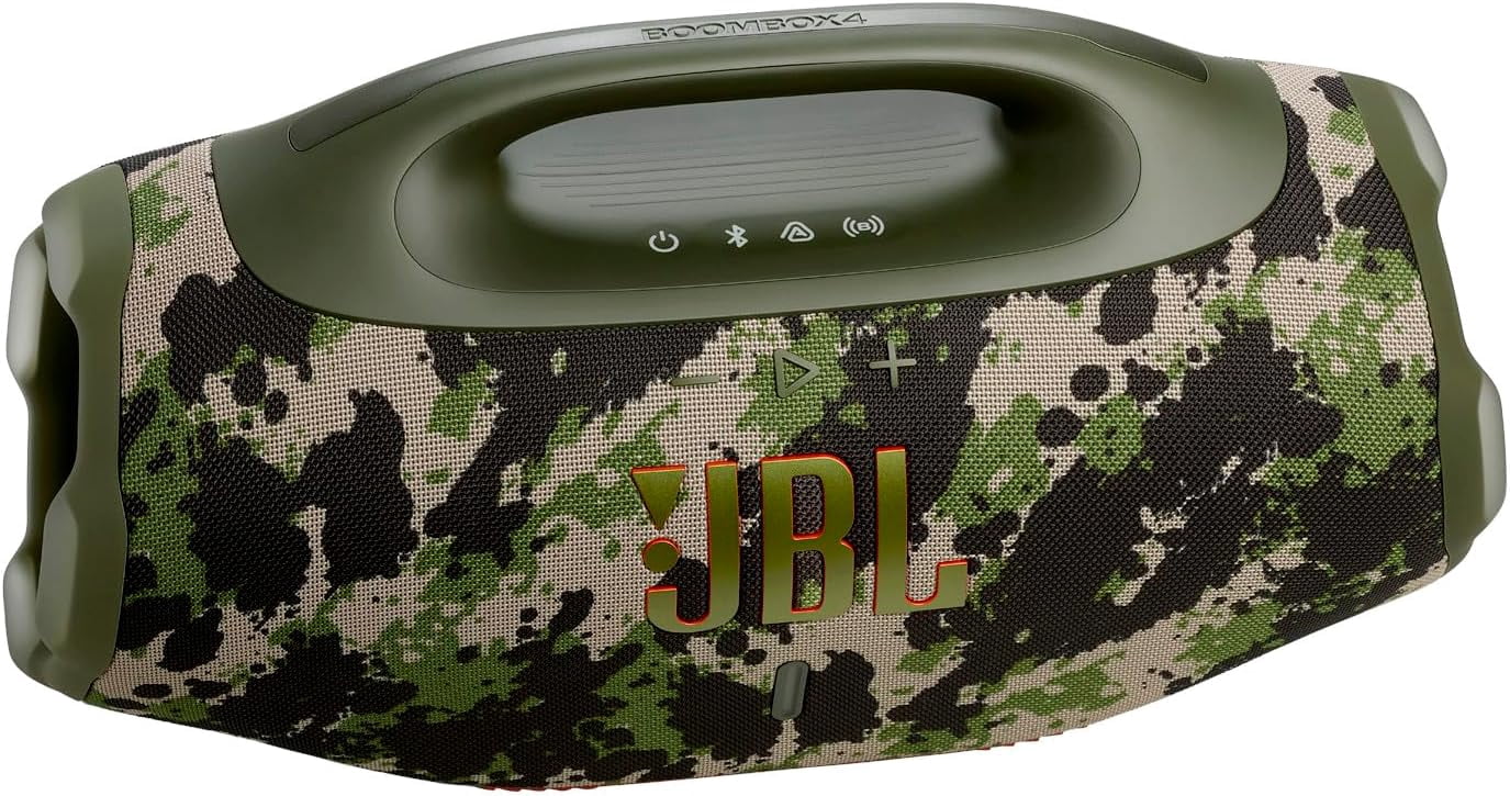 Open Box JBL Boombox 4 - Most powerful JBL portable waterproof speaker with massive JBL Pro Sound - Squad
