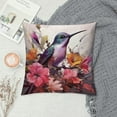 thumbnail image 2 of Creowell  Art Bird with Flowers，Decorative Throw Pillow Cover Cushion Cover Modern Pillow Cover, 2 of 5