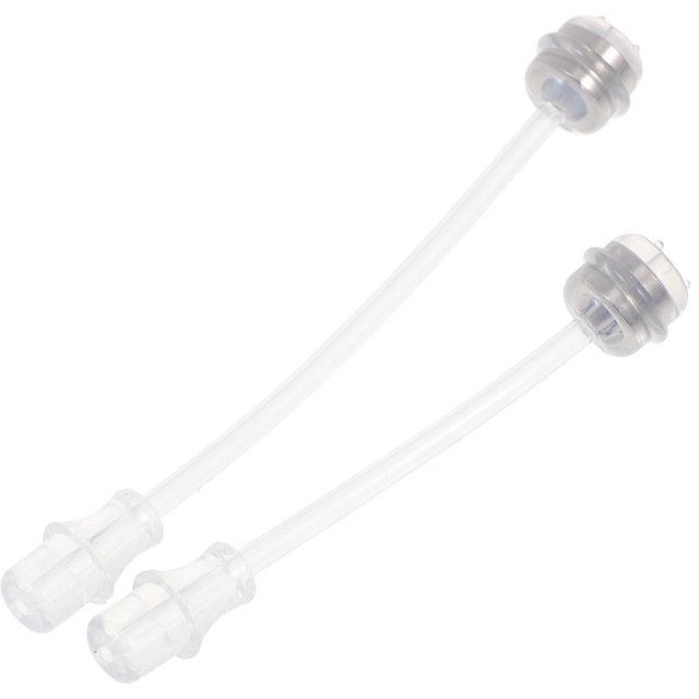 -2 pajitas flexibles para chupete de bebé, de gel de sílice ABS, suaves y flexibles, para biberones