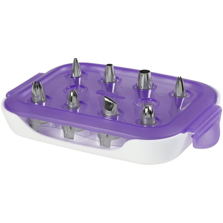 Wilton Starter Decorating And Piping Tip Set 9 Piece Walmart Com