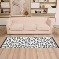 thumbnail image 2 of Yayeee Runner Rug for Bedroom 2'x6' Machine Washable Hallway Non Slip Mat, Gray Leopard Pattern, 2 of 8