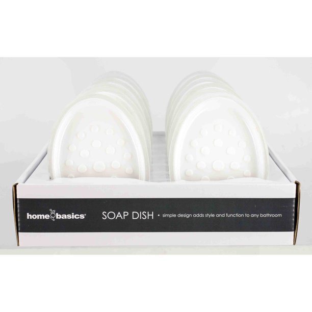 Home Basics Plastic Soap Dish