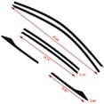 thumbnail image 2 of Xotic Tech Chrome Delete Blackout Vinyl Overlay Car Door Window Edge Trim Sticker Accessories Compatible with Honda Civic Sedan 2016-2021 (Flash Black), 2 of 9