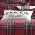 thumbnail image 4 of Levtex Home - Spencer Plaid - Decorative Pillow (12 x 24in.) - Comfort and Joy - White, Red, Green and Charcoal, 4 of 4