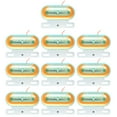 thumbnail image 1 of 24V LED Side Marker Indicator Lights Amber Truck Van Lorry Trailer Brake Signal Warning Tail Lamp, 1 of 7