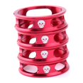 thumbnail image 1 of Raindrops 4 Pcs Rondelles en Alliage d'Aluminium Rouges pour Tige de Fourche de Bicyclette 28,6 mm Pièces de Fourche Durables, 1 of 8