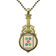 thumbnail image 1 of Mahjong Circle puntos 5 Tile pattern Collar Guitarra Antigua Joyería Música Colgantes Unbranded M, 1 of 3