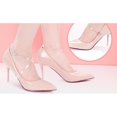 thumbnail image 4 of Transparent High-heeled Shoes Pumps with Buckles, 4 of 8