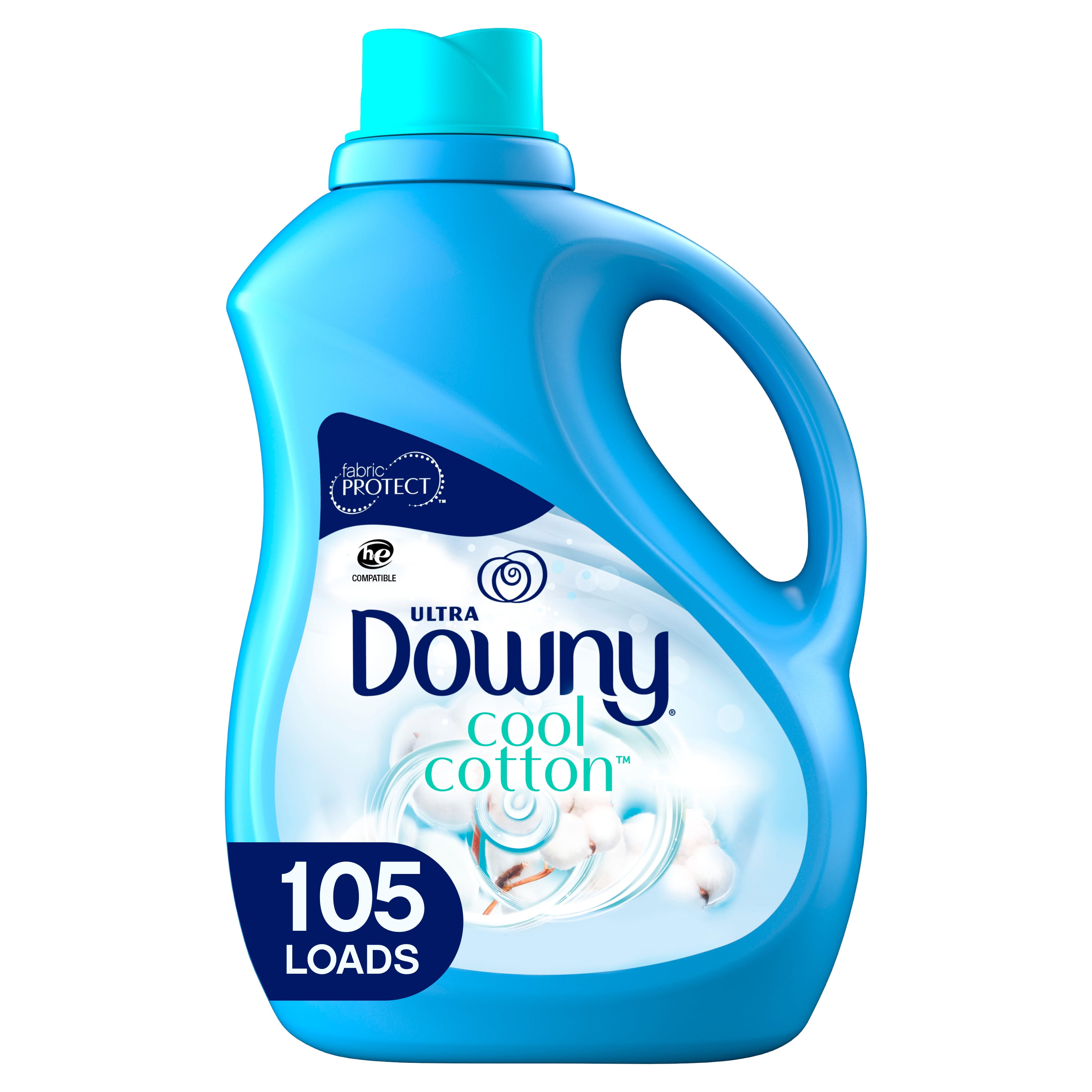 Downy Cool Cotton, 105 Loads Liquid Fabric Softener, 90 fl oz