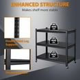 thumbnail image 4 of STANI Garage Storage Shelves Heavy Duty, 3-Tier Metal Shelving Unit , Adjustable Garage Storage Racks and Shelving, Utility Shelf Racks for Garage Kitchen Basement Warehouse, 4 of 8